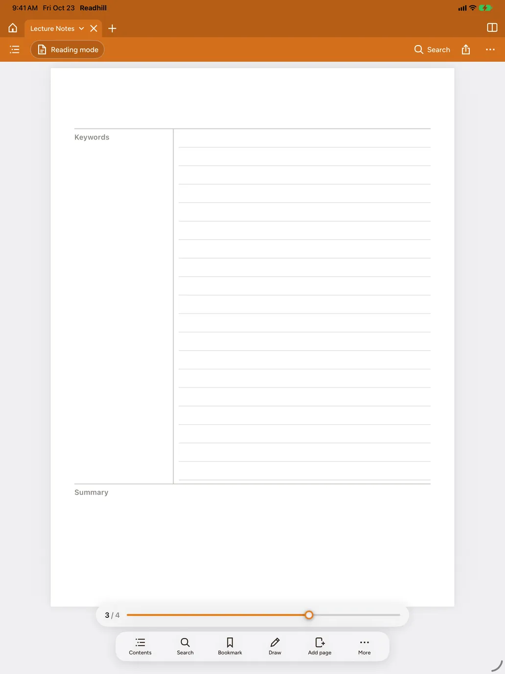 Libro, quaderno e preparazione esami in un unico posto.